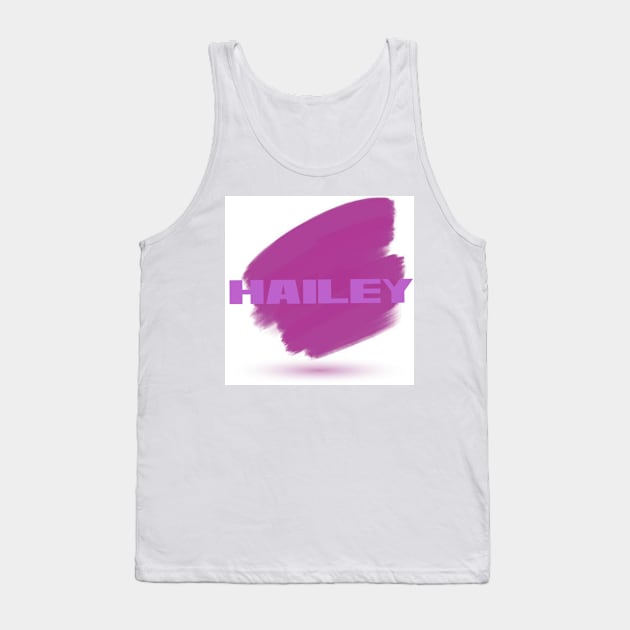 Fall Purple Hailey Design Tank Top by haileymichelledem1